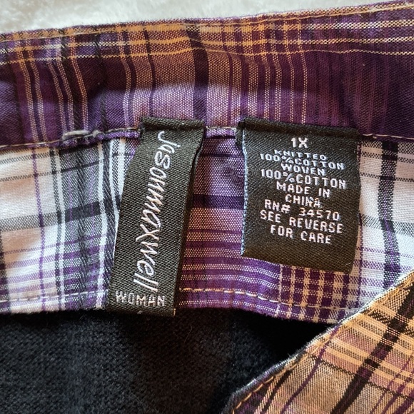 Layered look dressy top by Jasonmaxwell size 1X - Picture 9 of 12